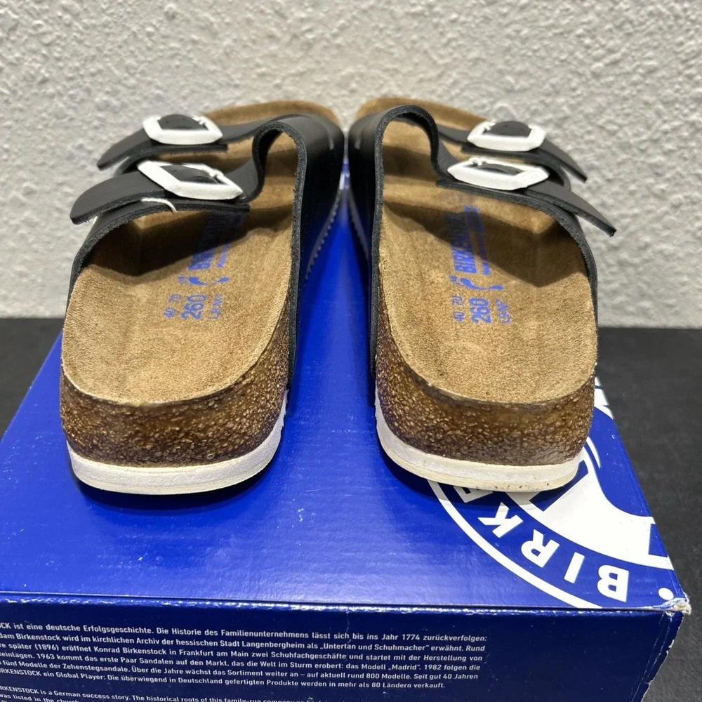 Birkenstock Arizona PROF Leather Black EU 40 US L9 M7 Unisex